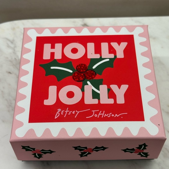 Betsey Johnson Winking Reindeer Brooch - Picture 2 of 2